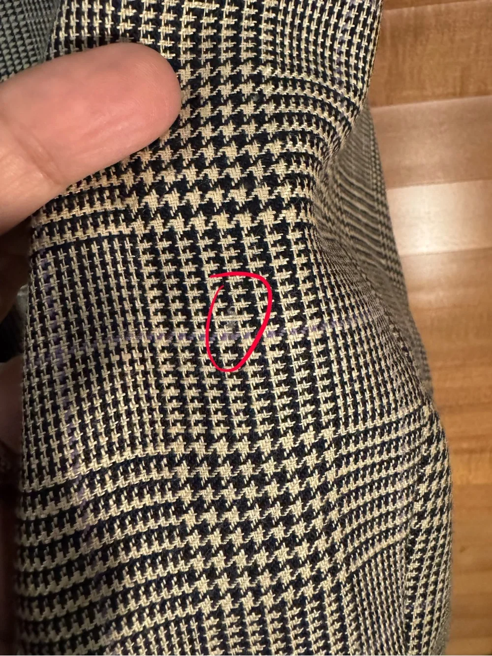 Polo by Ralph Lauren Glen Plaid Sport Coat in White/Black Wool & Flax 42L READ - Picture 10 of 16